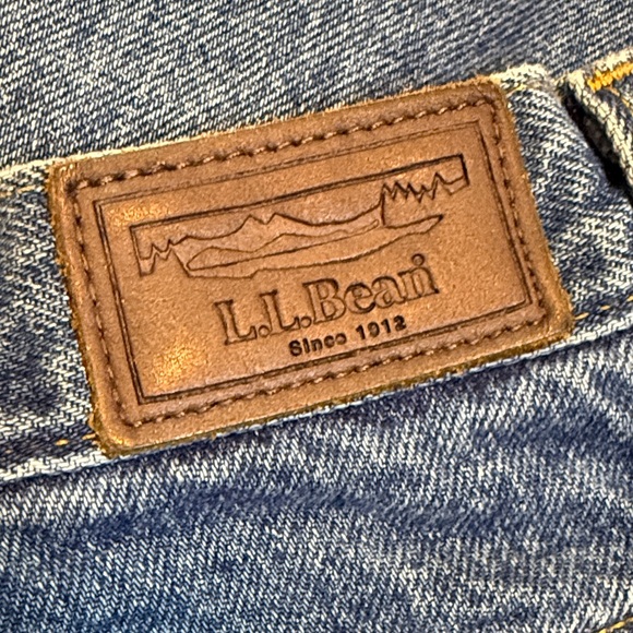 Vintage L.L. Bean Straight Women's Jeans with Plaid Lining Throughout - Size 10R - Picture 4 of 8
